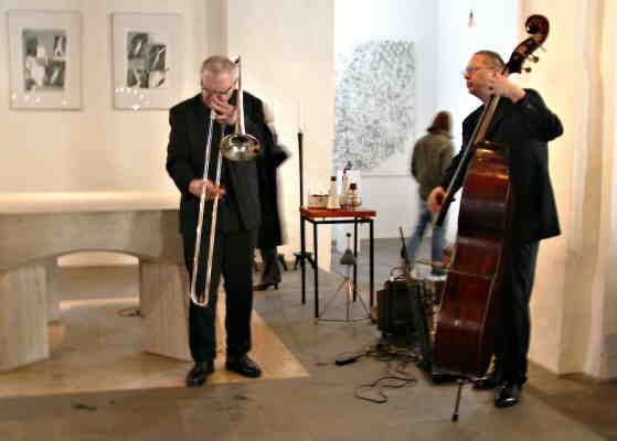 Rudy Kasper, Posaune und Jochen Schaal, Kontrabass